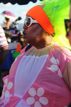 Lors du carnaval en Martinique