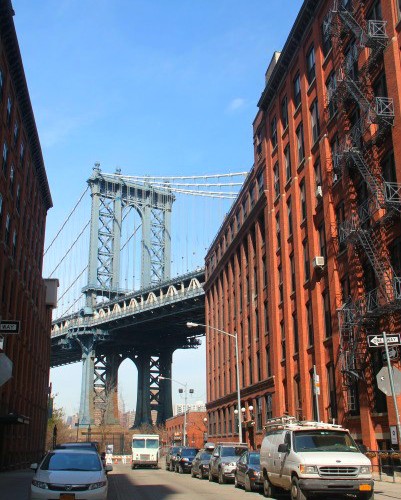 Le pont de Manhattan, vu de Brooklyn