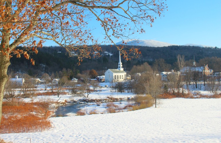 le village de Stowe, au Vermont.