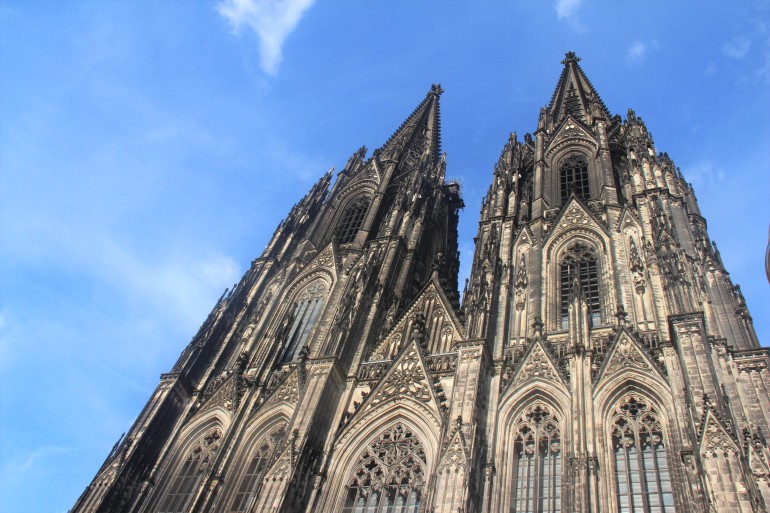 la cathédrale de Cologne.